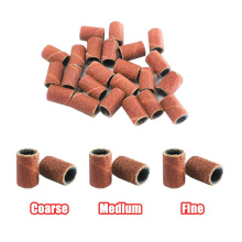 2020 Hot Sale E-File Accessories Aluminium Oxide Band Nail Art Manicure Sanding Cap